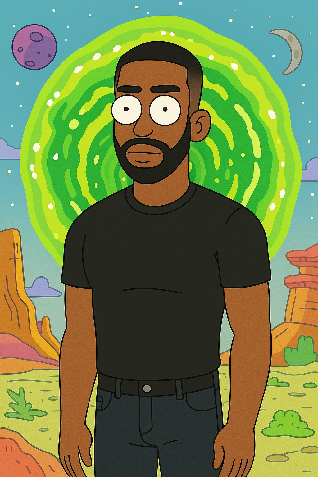 Rick and Morty Style